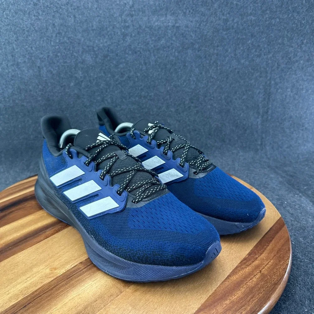 Adidas Ultrarun 5 Shoes Mens Size 12 Dark Blue White Black Running JQ3811